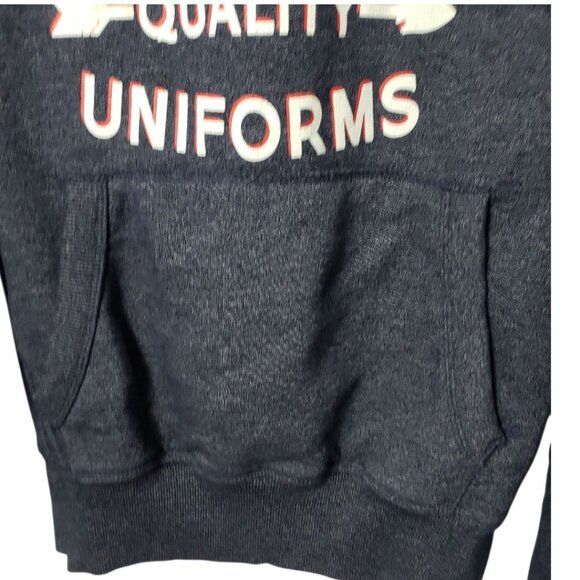 Superdry Grit Tab Vtg Hoodie Pullover With Drawstrings Navy Blue Large - Picture 4 of 14